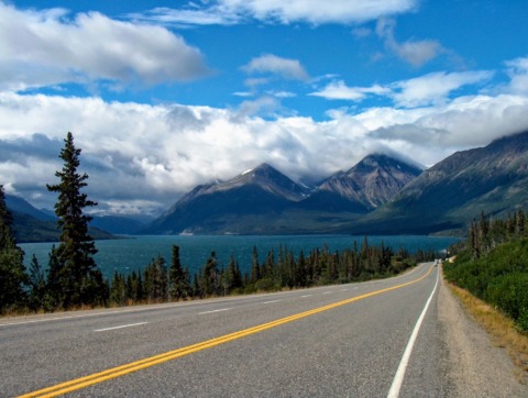 Tutshi Lake and Klondike Highway