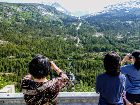 Pitchfork Falls and train viewpoint