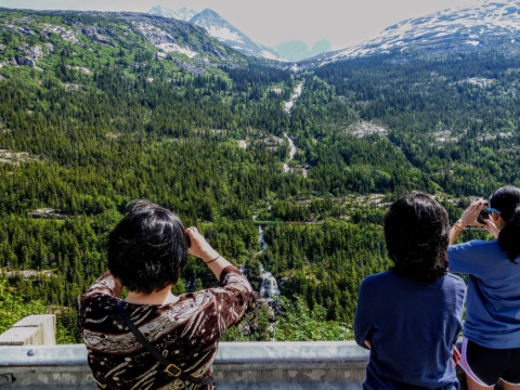 Views of the train tracks